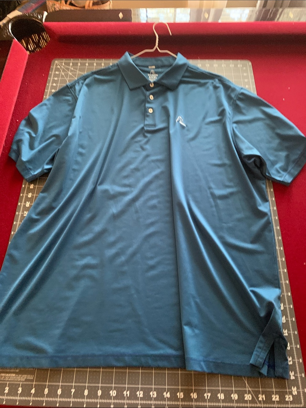 Rhoback Teal Performance Polo